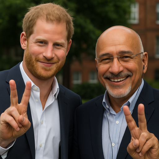 Prince Harry with Francisco Armani