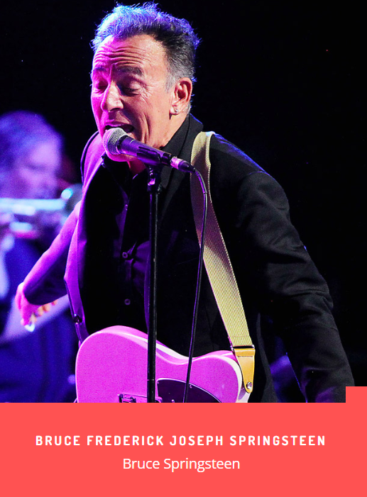 Bruce Springsteen — Foundation visual archive