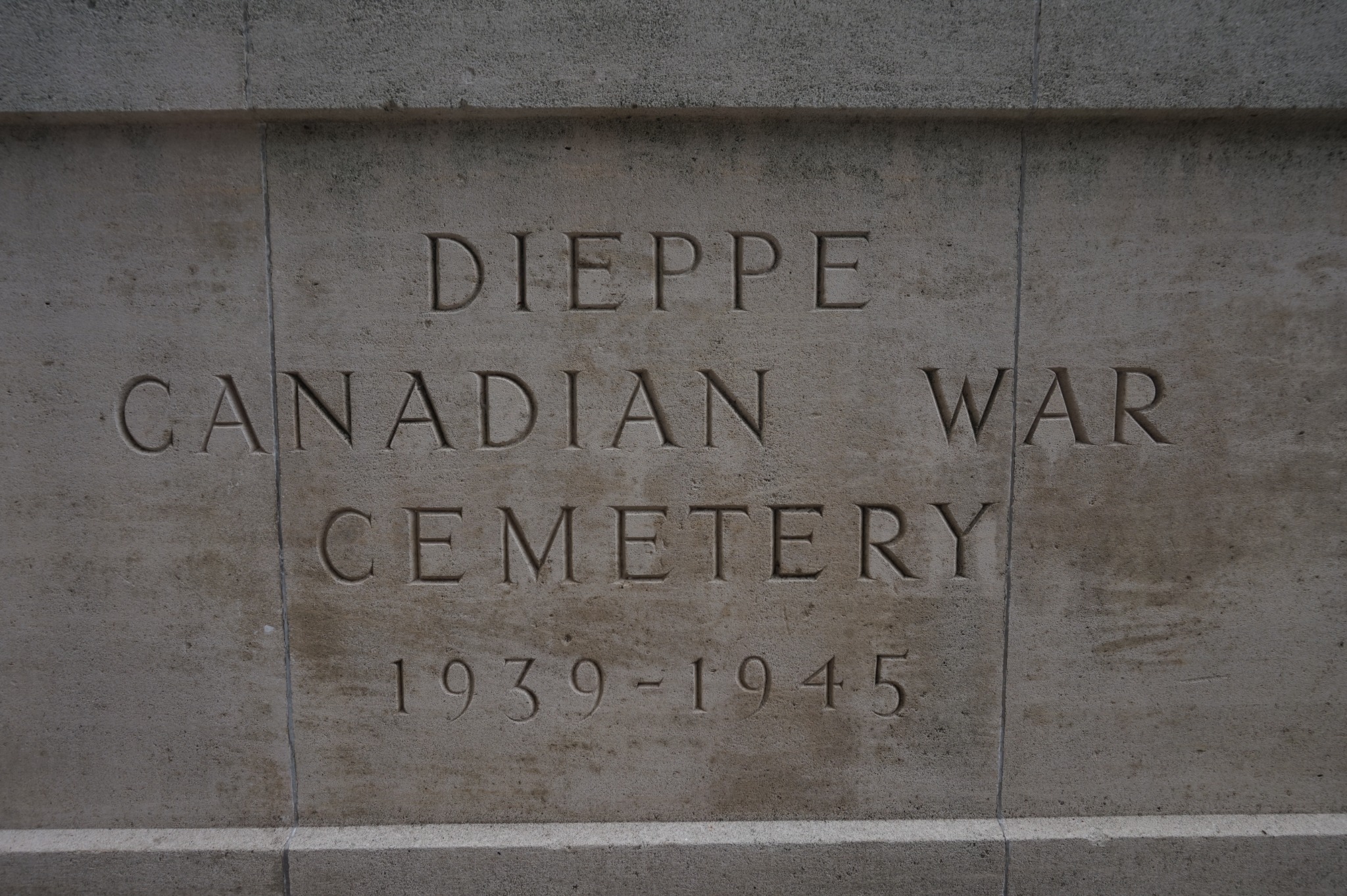 Dieppe Canadian War Cemetery: remembering those who lost their lives.